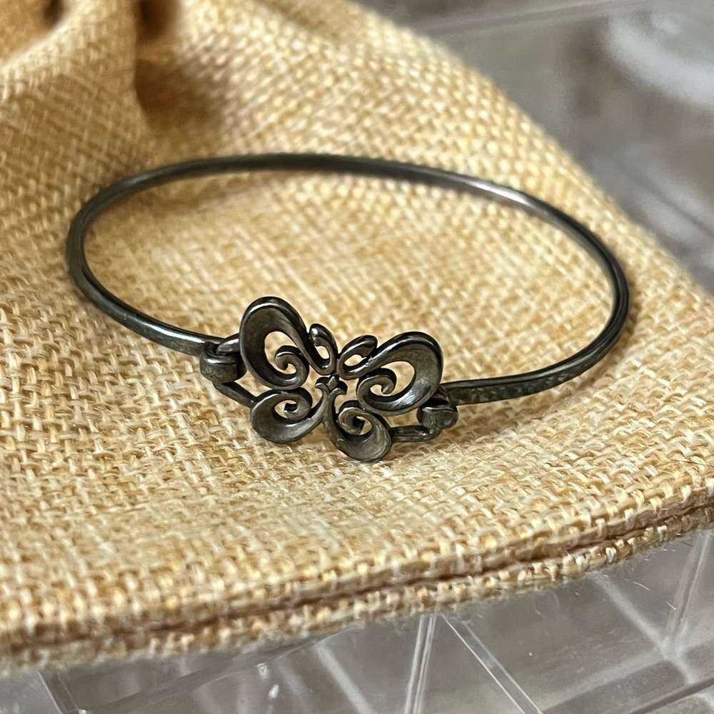 Vintage James Avery Sterling Silver Butterfly Bracelet